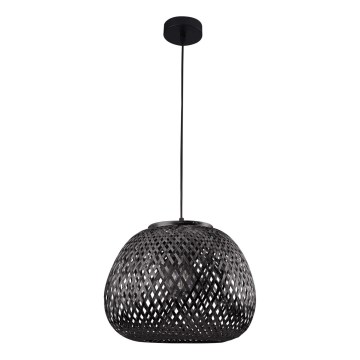 Candeeiro suspenso ZANZIBAR 1xE27/20W/230V diâmetro 35 cm bambu