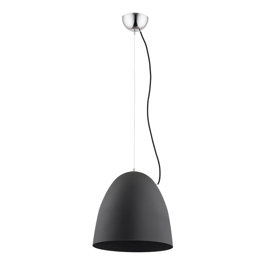 Candeeiro suspenso ZETES 1xE27/15W/230V preto