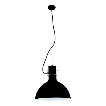 Candeeiro suspenso ZINE 1xE27/15W/230V preto