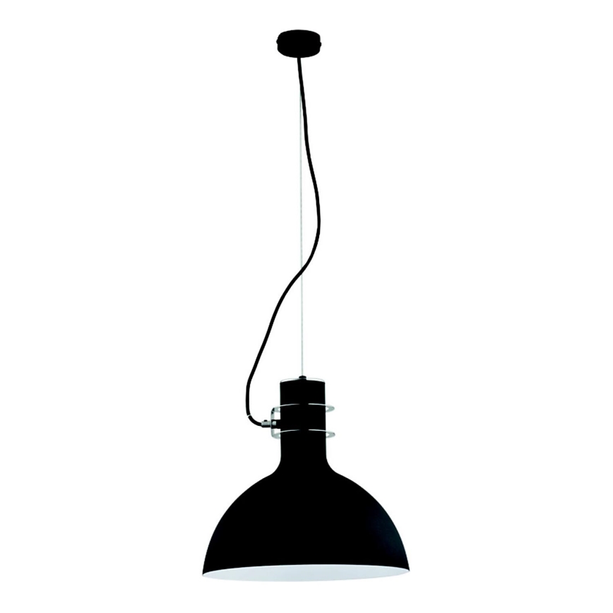 Candeeiro suspenso ZINE 1xE27/15W/230V preto