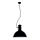 Candeeiro suspenso ZINE 1xE27/15W/230V preto