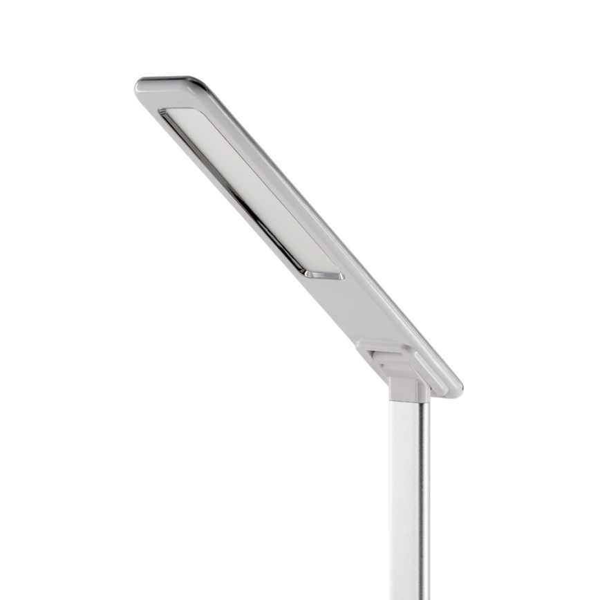 Candeeiro de mesa táctil LED com regulação e carregamento sem fios JOY LED/6W/230V+USB branco