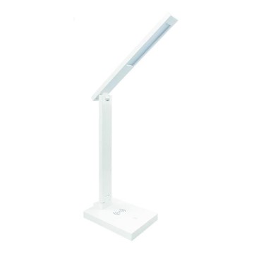 Candeeiro táctil LED com regulação e carregamento sem fios LISA LED/5W/230V + USB