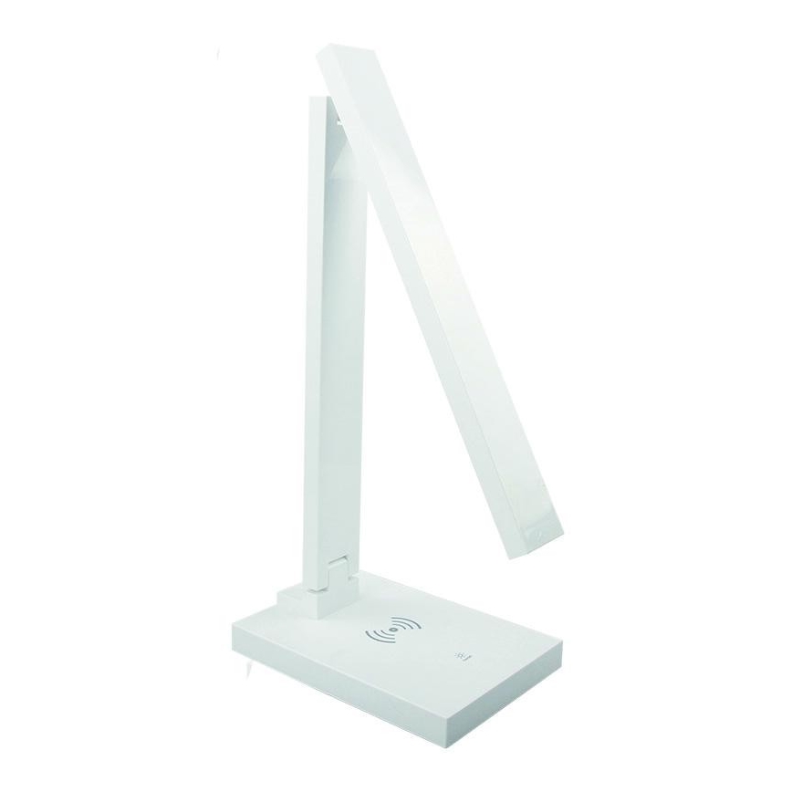 Candeeiro táctil LED com regulação e carregamento sem fios LISA LED/5W/230V + USB
