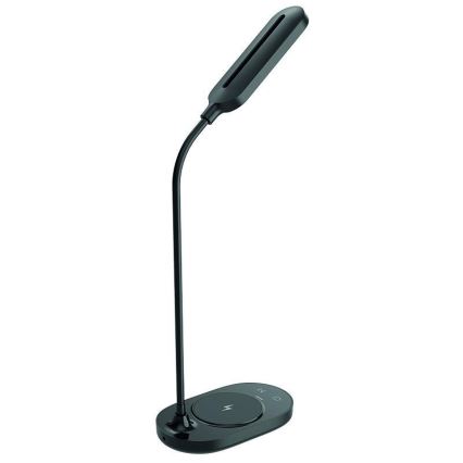 Candeeiro de mesa táctil LED com regulação e carregamento sem fios OCTAVIA LED/7W/230V preto
