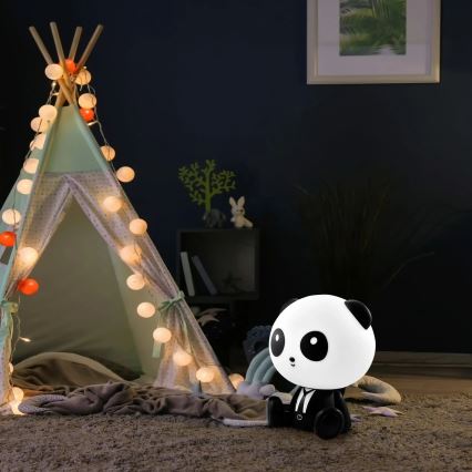 Candeeiro tátil regulável para crianças PANDA LED/2,5W/3,7V 1200 mAh