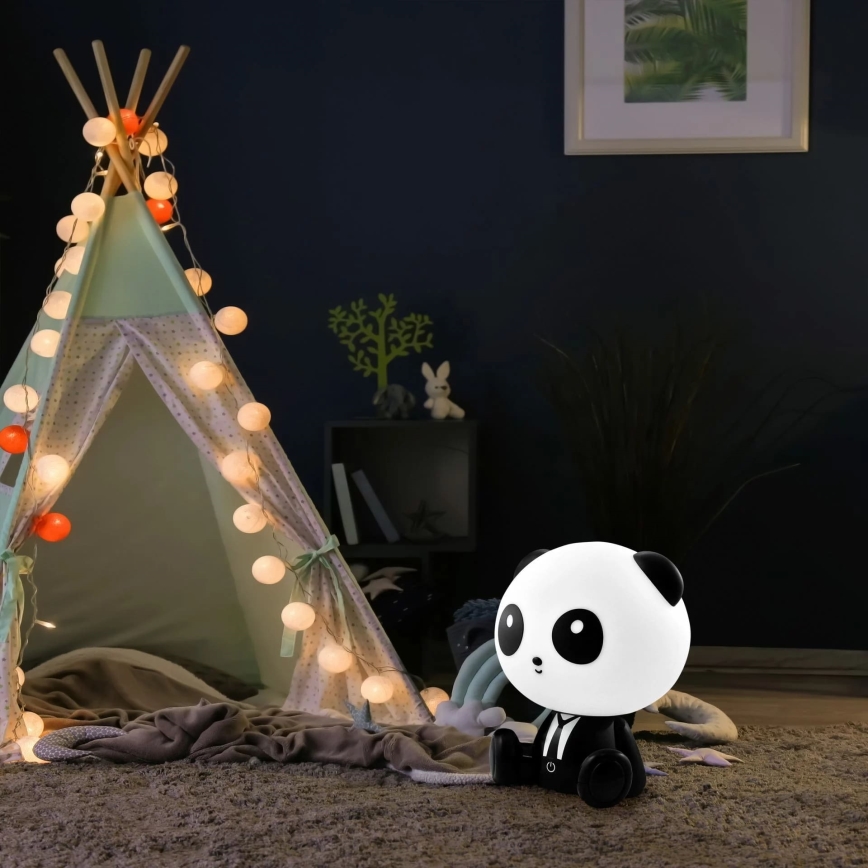 Candeeiro tátil regulável para crianças PANDA LED/2,5W/3,7V 1200 mAh