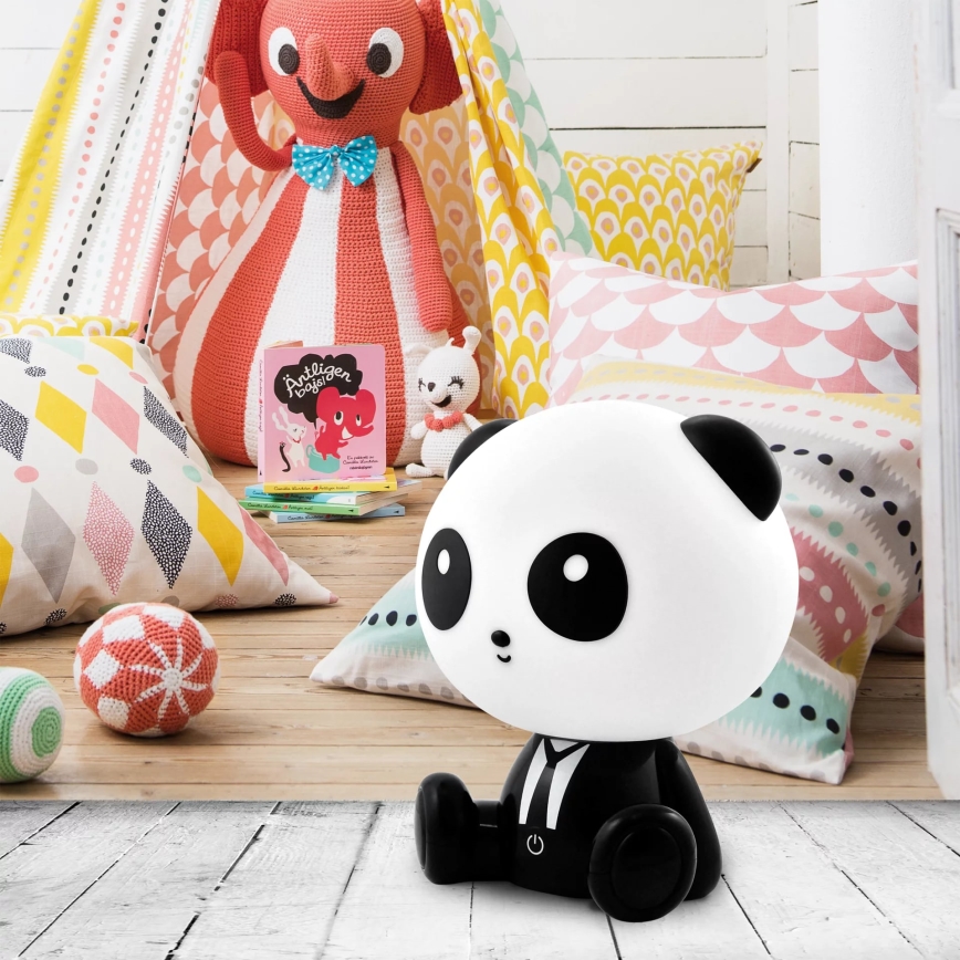 Candeeiro tátil regulável para crianças PANDA LED/2,5W/3,7V 1200 mAh