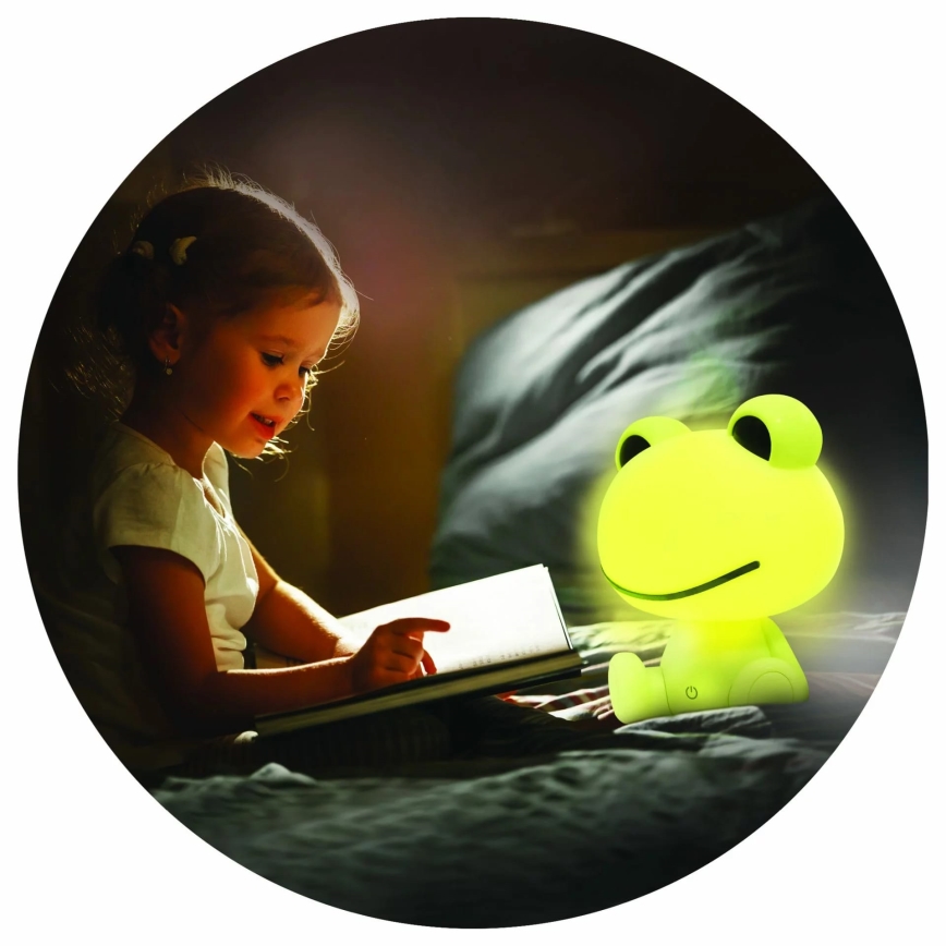 Candeeiro tátil regulável para crianças SAPO LED/2,5W/3,7V 1200 mAh