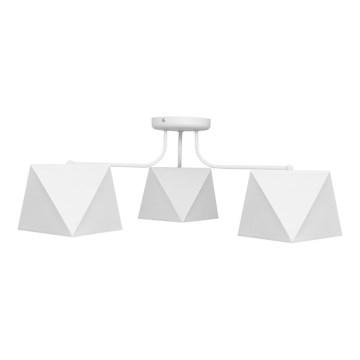 Candelabro ADAMANT 3xE27/15W/230V branco