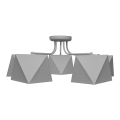 Candelabro ADAMANT 5xE27/15W/230V cinzento