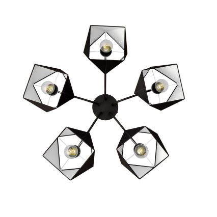 Candelabro ADAMANT 5xE27/15W/230V preto antigo