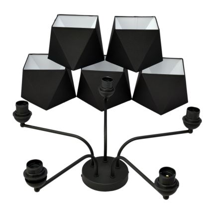Candelabro ADAMANT 5xE27/15W/230V preto antigo