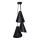 Candelabro ALANA 3 3xE27/60W preto antigo