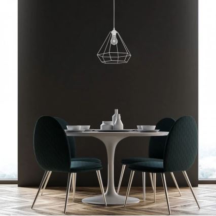 Candelabro ALMA 1xE27/60W/230V branco