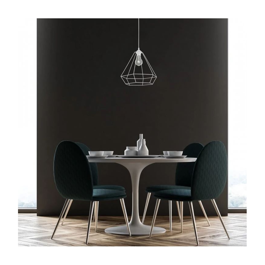 Candelabro ALMA 1xE27/60W/230V branco