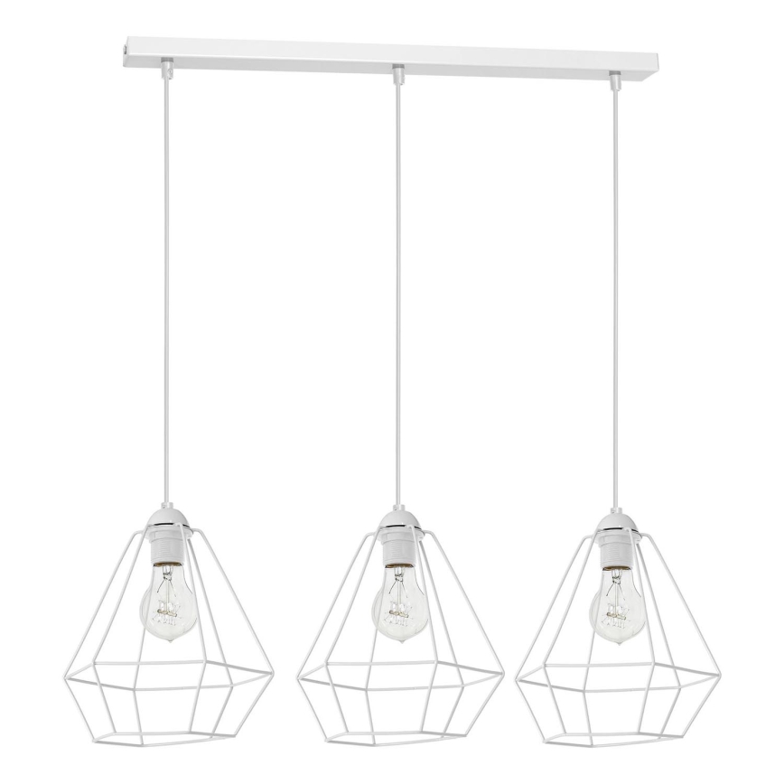 Candelabro ALMA 3xE27/60W/230V branco