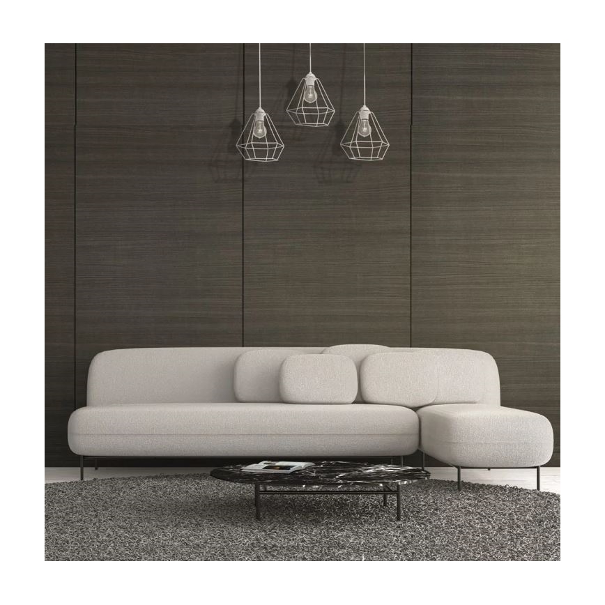 Candelabro ALMA 3xE27/60W/230V branco