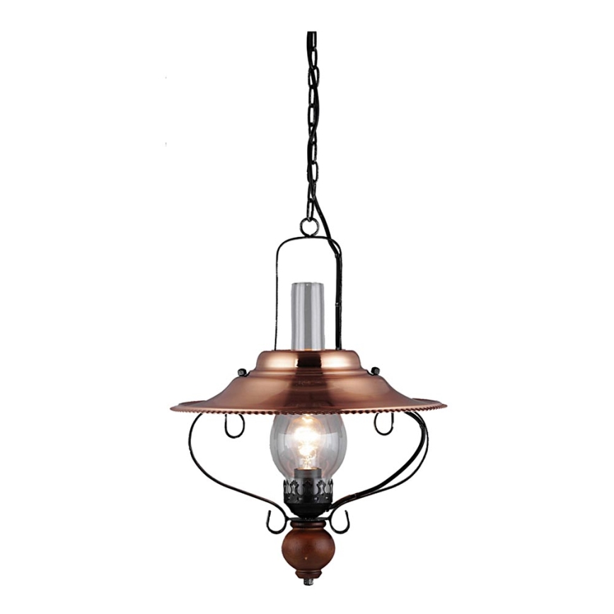 Candelabro clássico NOSTALGIA 1xE27/60W/230V árvore da borracha