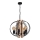 Candelabro DALVIN 5xE27/60W/230V preto antigo
