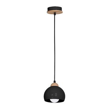 Candelabro DAMA 1xE27/60W/230V preto antigo