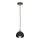 Candelabro DAMA 1xE27/60W/230V preto antigo