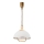 Candelabro de altura ajustável RAMONA 1xE27/60W/230V bege/castanho claro/pinho