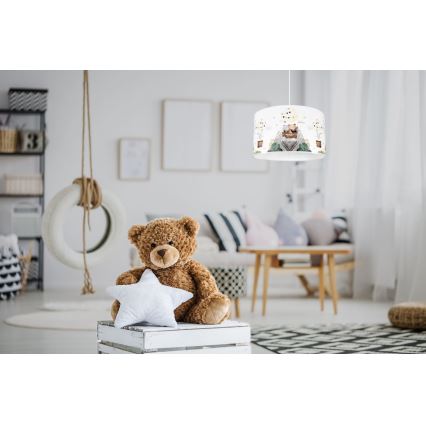 Candelabro de criança BEARS 1xE27/60W/230V
