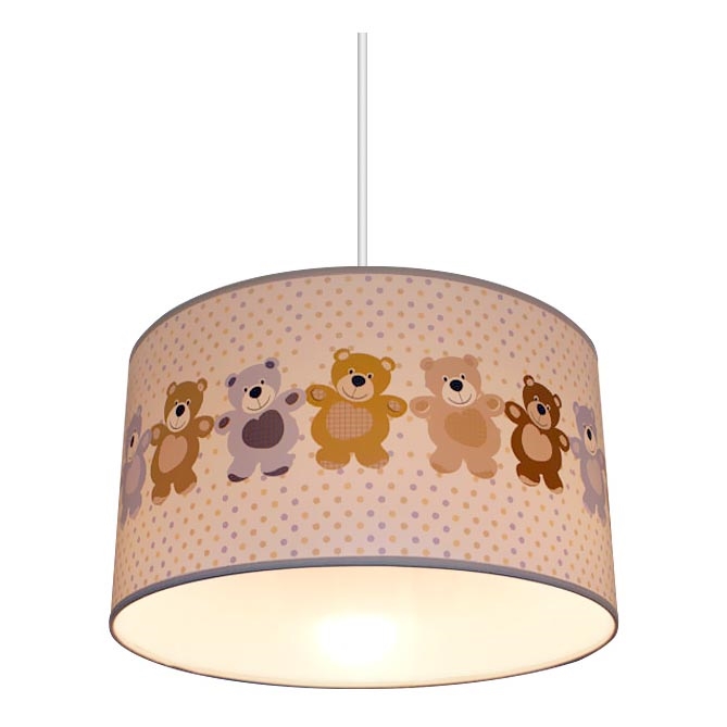 Candelabro de criança BEARS 1xE27/60W/230V