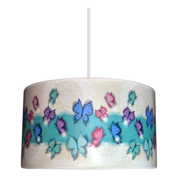 Candelabro de criança BORBOLETA 1xE27/60W/230V
