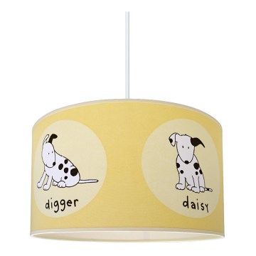 Candelabro de criança DOGS 1xE27/60W/230V