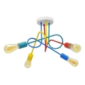 Candelabro de criança fixo LED OXFORD 4xE27/10W/230V