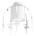 Candelabro de criança integrado BALLET 1xE27/60W/230V