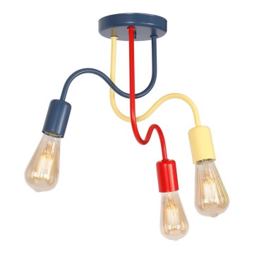 Candelabro de criança integrado DOW 3xE27/60W/230V