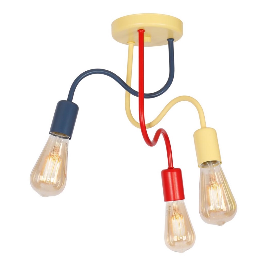 Candelabro de criança integrado DOW 3xE27/60W/230V