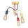 Candelabro de criança integrado DOW 3xE27/60W/230V