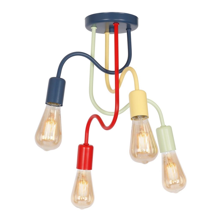 Candelabro de criança integrado DOW 4xE27/60W/230V