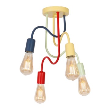 Candelabro de criança integrado DOW 4xE27/60W/230V