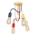 Candelabro de criança integrado DOW 4xE27/60W/230V