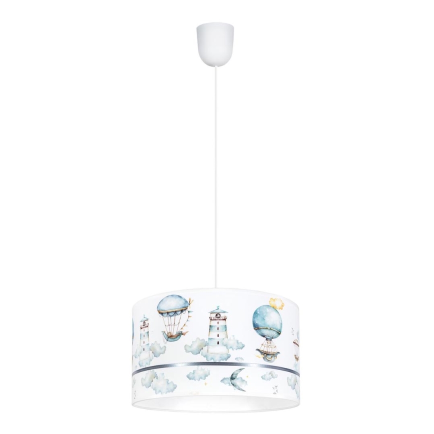 Candelabro de criança PIKKI 1xE27/60W/230V azul
