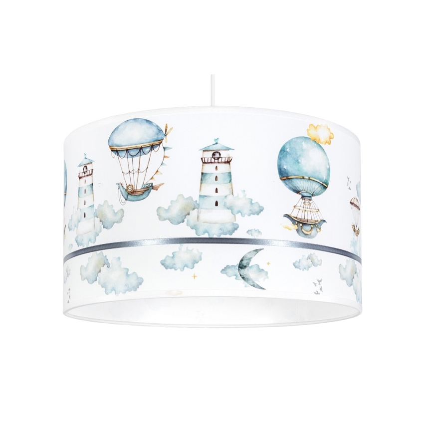 Candelabro de criança PIKKI 1xE27/60W/230V azul