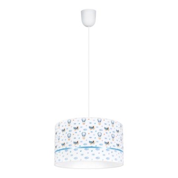 Candelabro de criança PIKKI 1xE27/60W/230V azul
