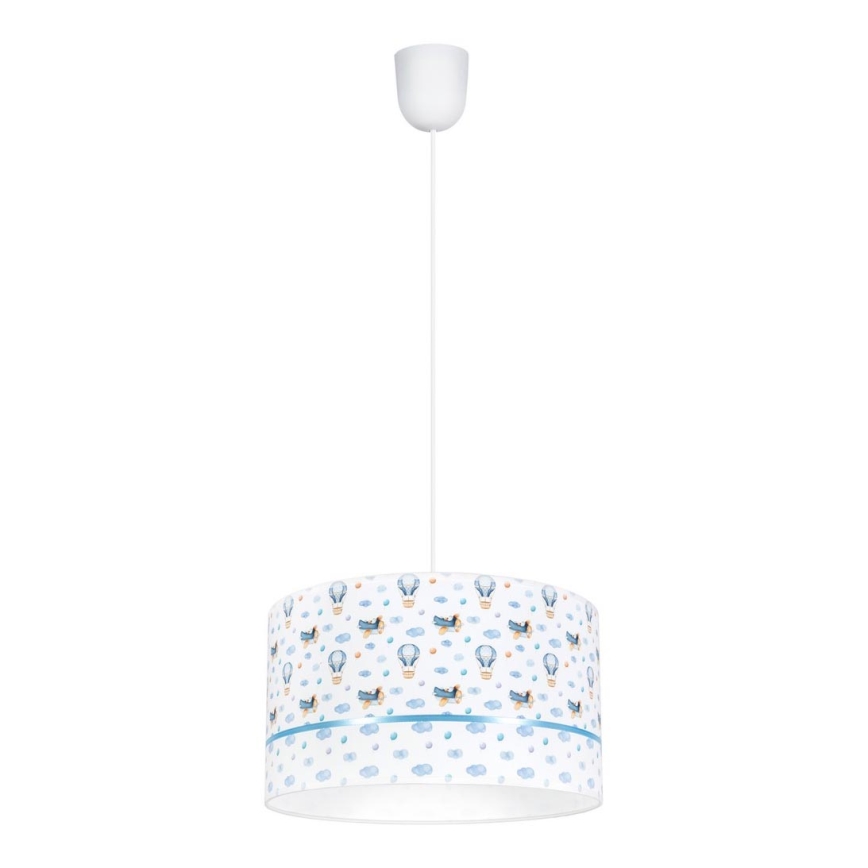 Candelabro de criança PIKKI 1xE27/60W/230V azul