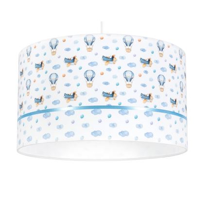 Candelabro de criança PIKKI 1xE27/60W/230V azul