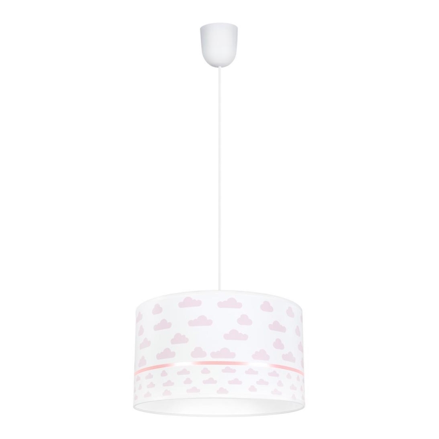 Candelabro de criança PIKKI 1xE27/60W/230V rosa