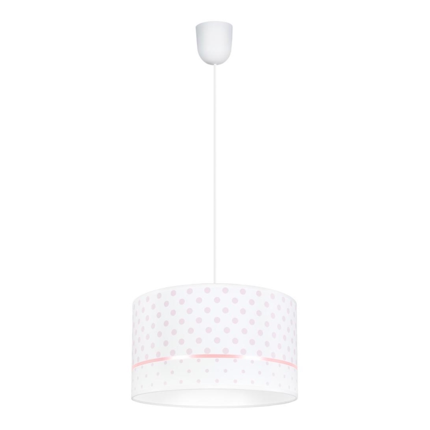 Candelabro de criança PIKKI 1xE27/60W/230V rosa