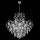 Candelabro de cristal de corrente 6xE27/60W/230V