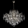 Candelabro de cristal de corrente 6xE27/60W/230V