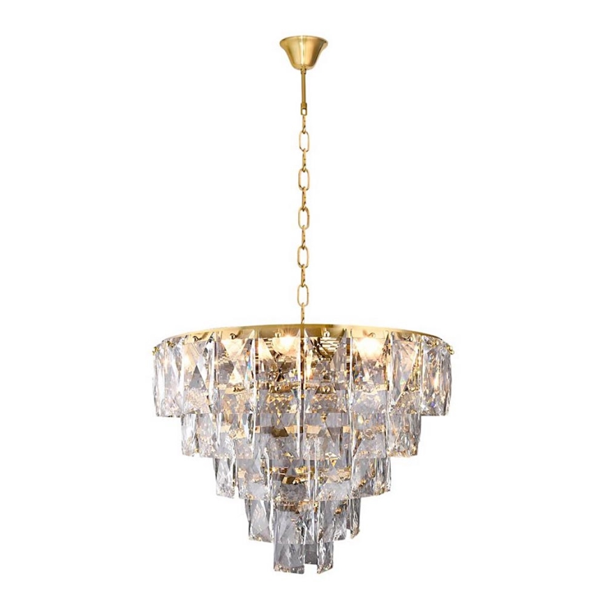 Candelabro de cristal de corrente CHELSEA 6xE14/40W/230V