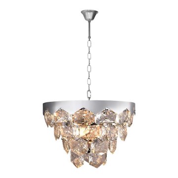 Candelabro de cristal de corrente GRACE 6xE14/40W/230V